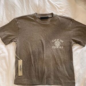 Fear of God Essentials Brown Tee